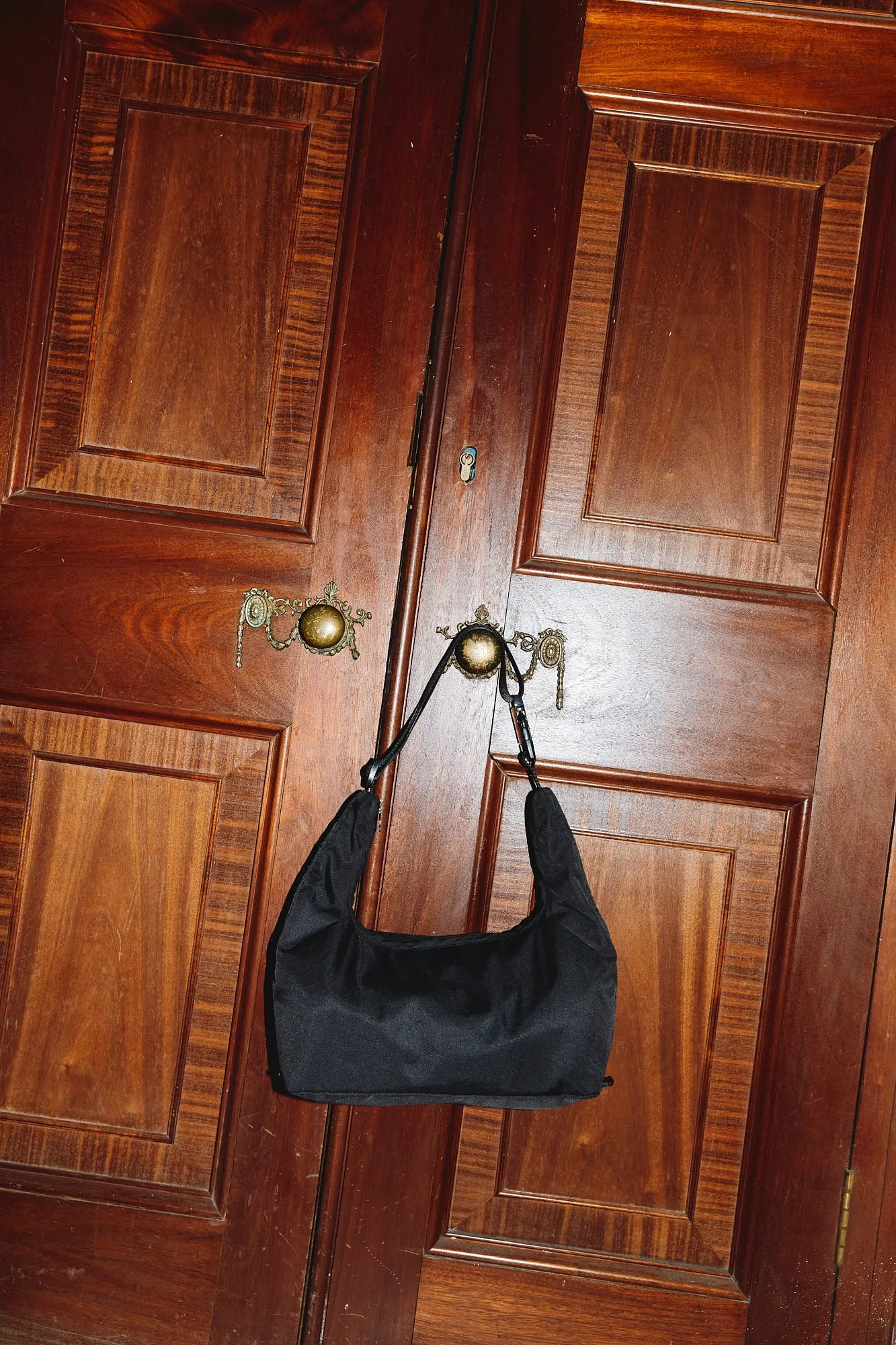 LITTLE HEY in Black Recycled Polyester