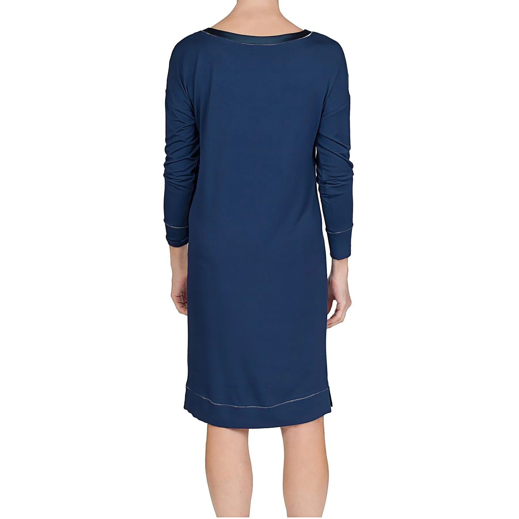 Madison Bamboo Knit Sleepshirt - Navy