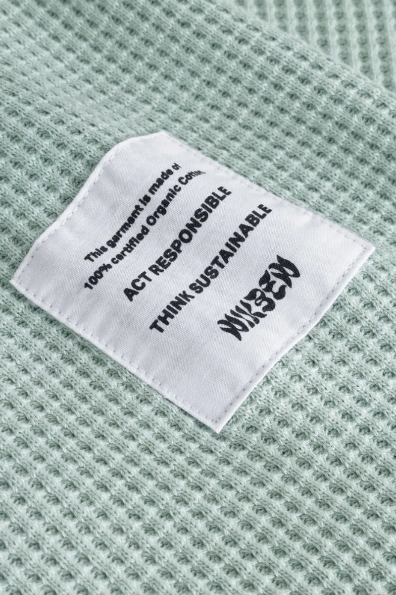 Mint Cropped Box Crew