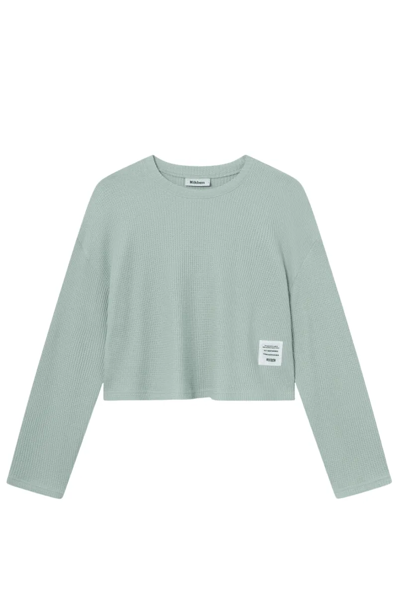 Mint Cropped Box Crew