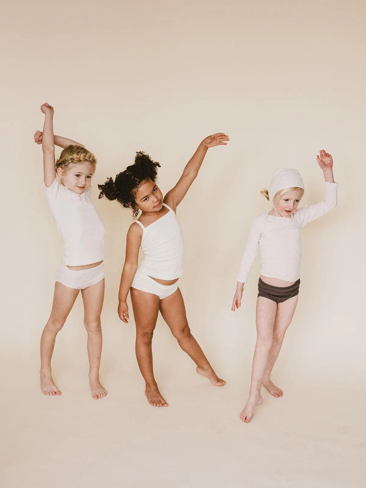 organic cotton camisole - natural pointelle