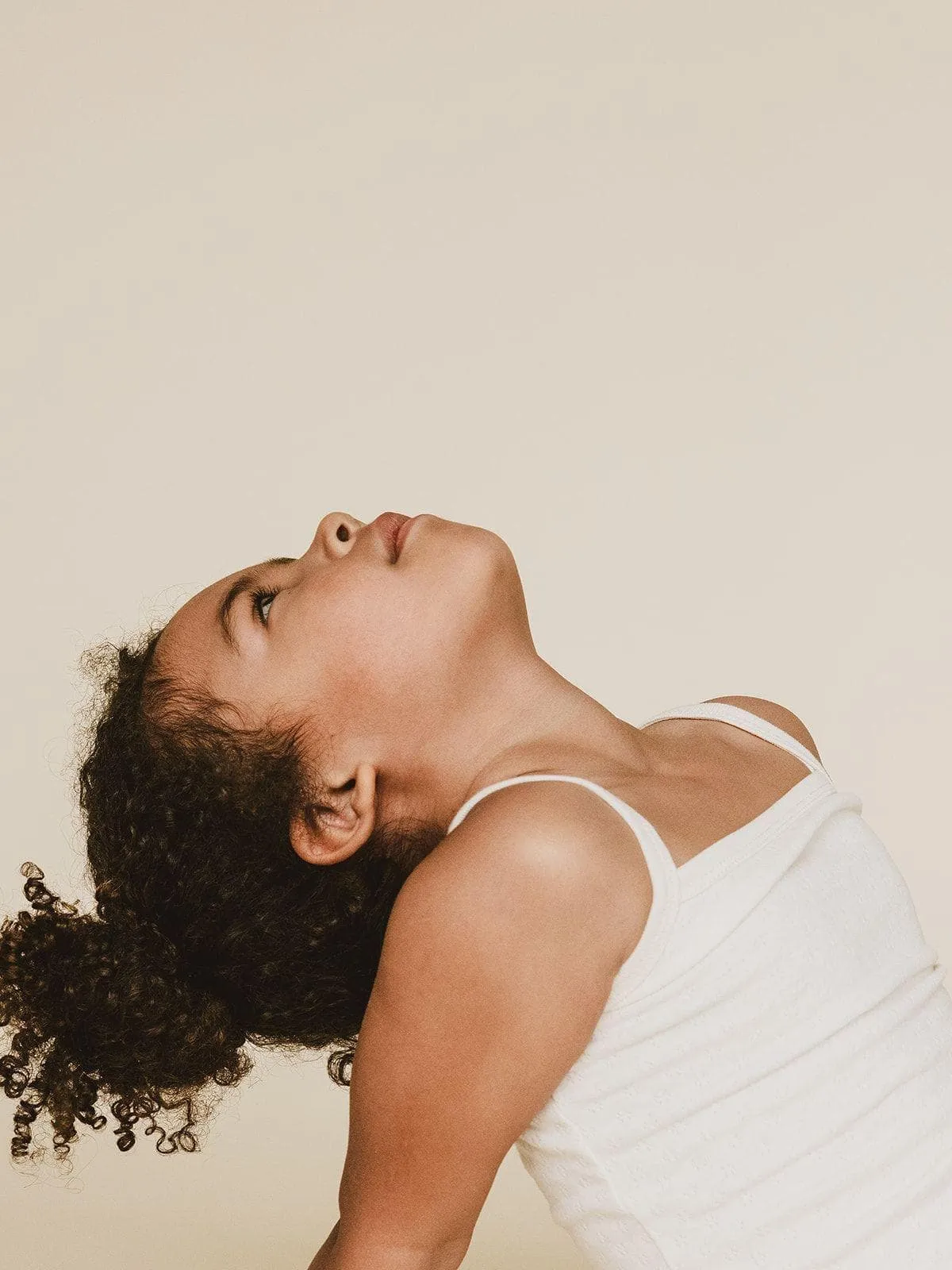 organic cotton camisole - natural pointelle