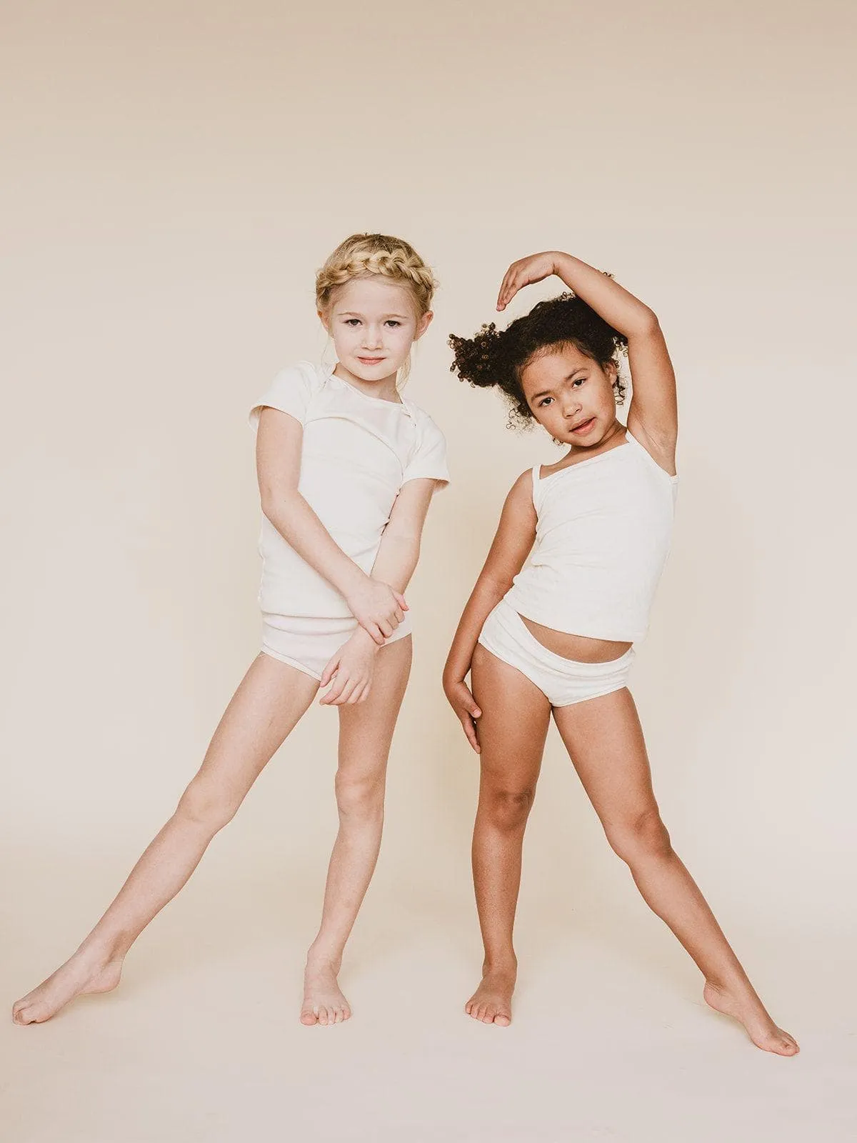 organic cotton camisole - natural pointelle
