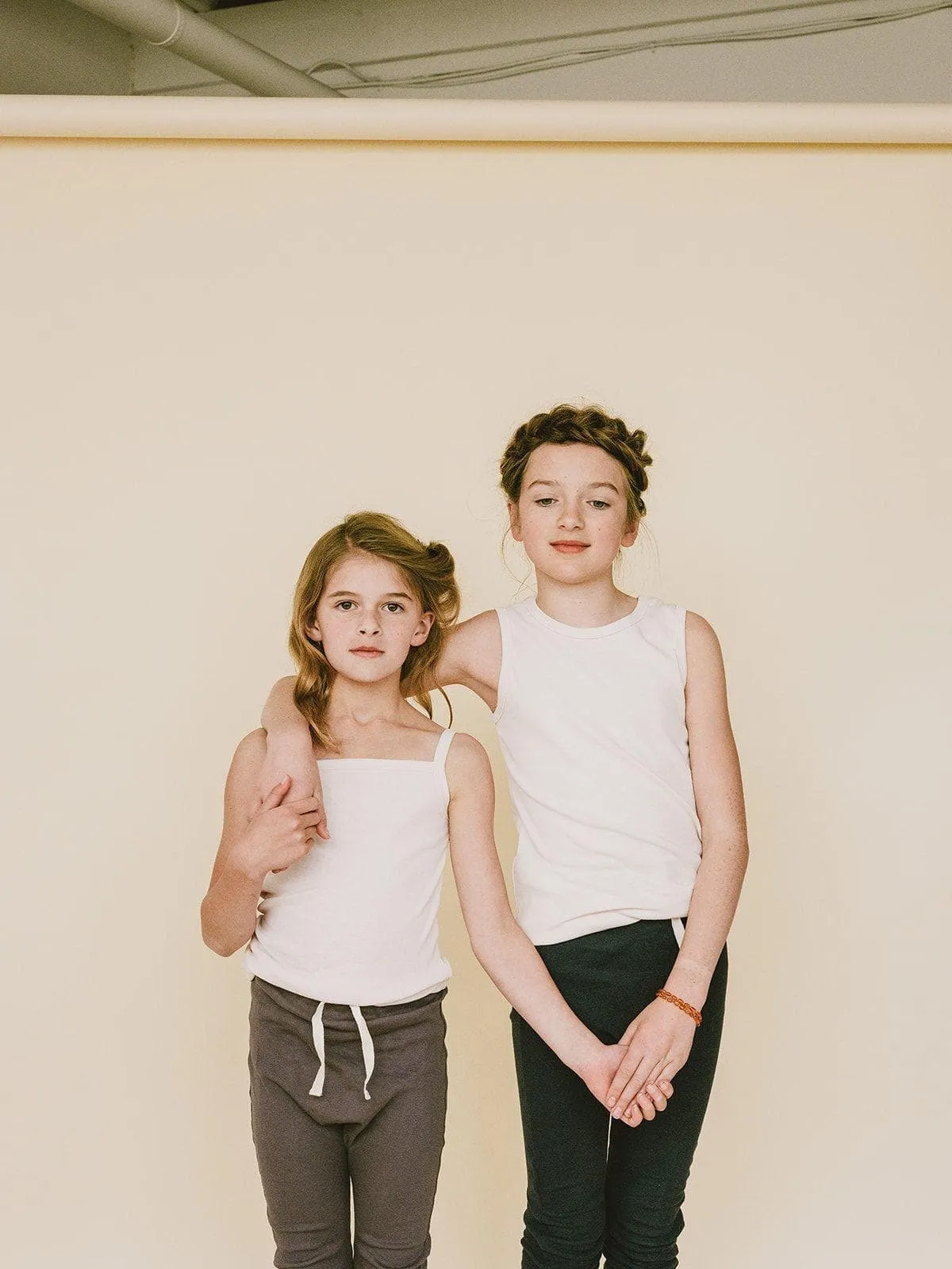organic cotton camisole - natural pointelle