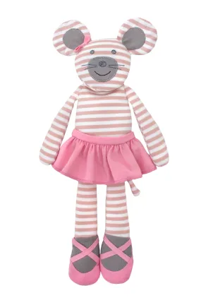 Organic Farm Buddies 14" Plush - Ballerina Mouse