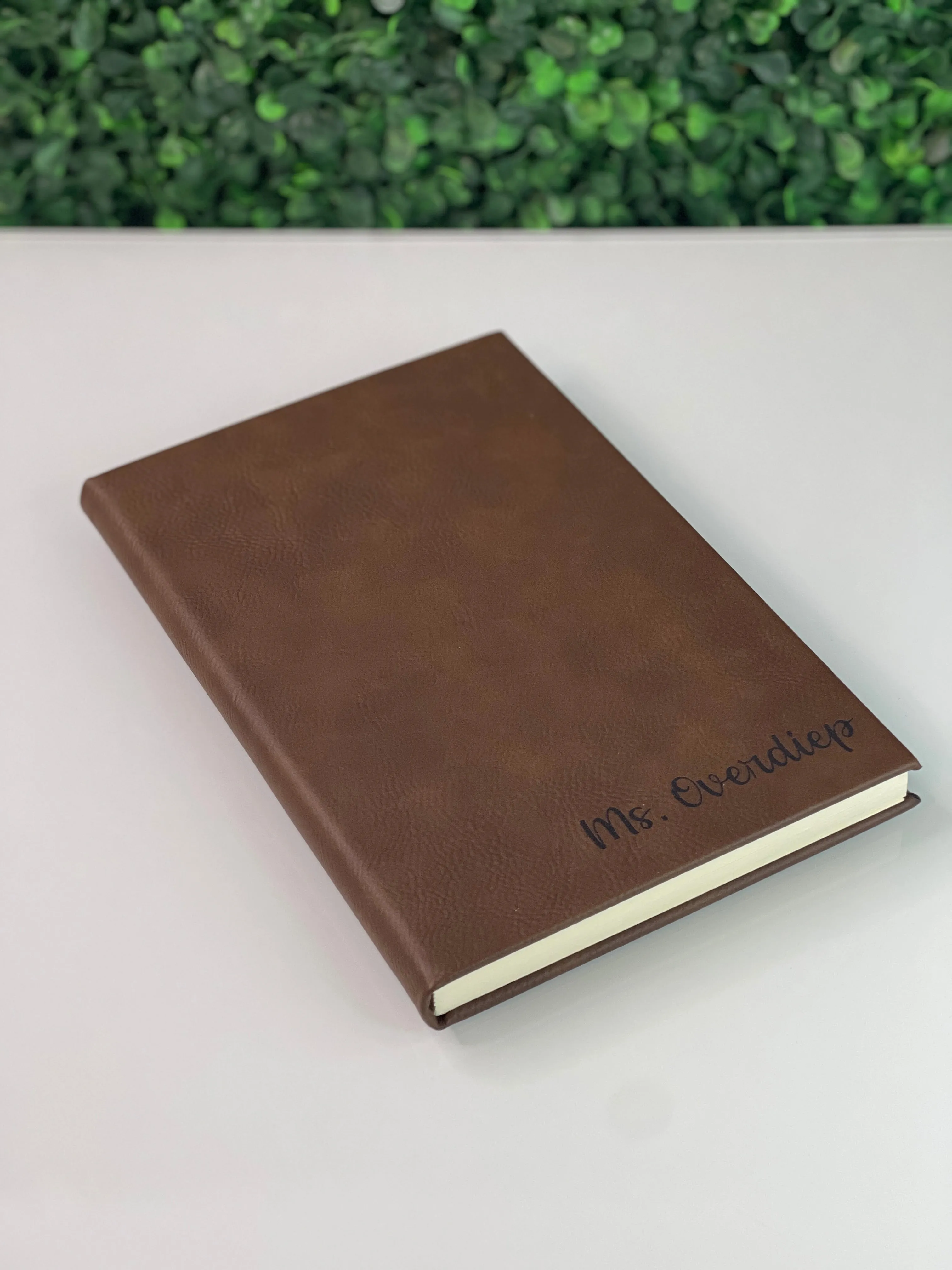Personalized Vegan Leather Journal