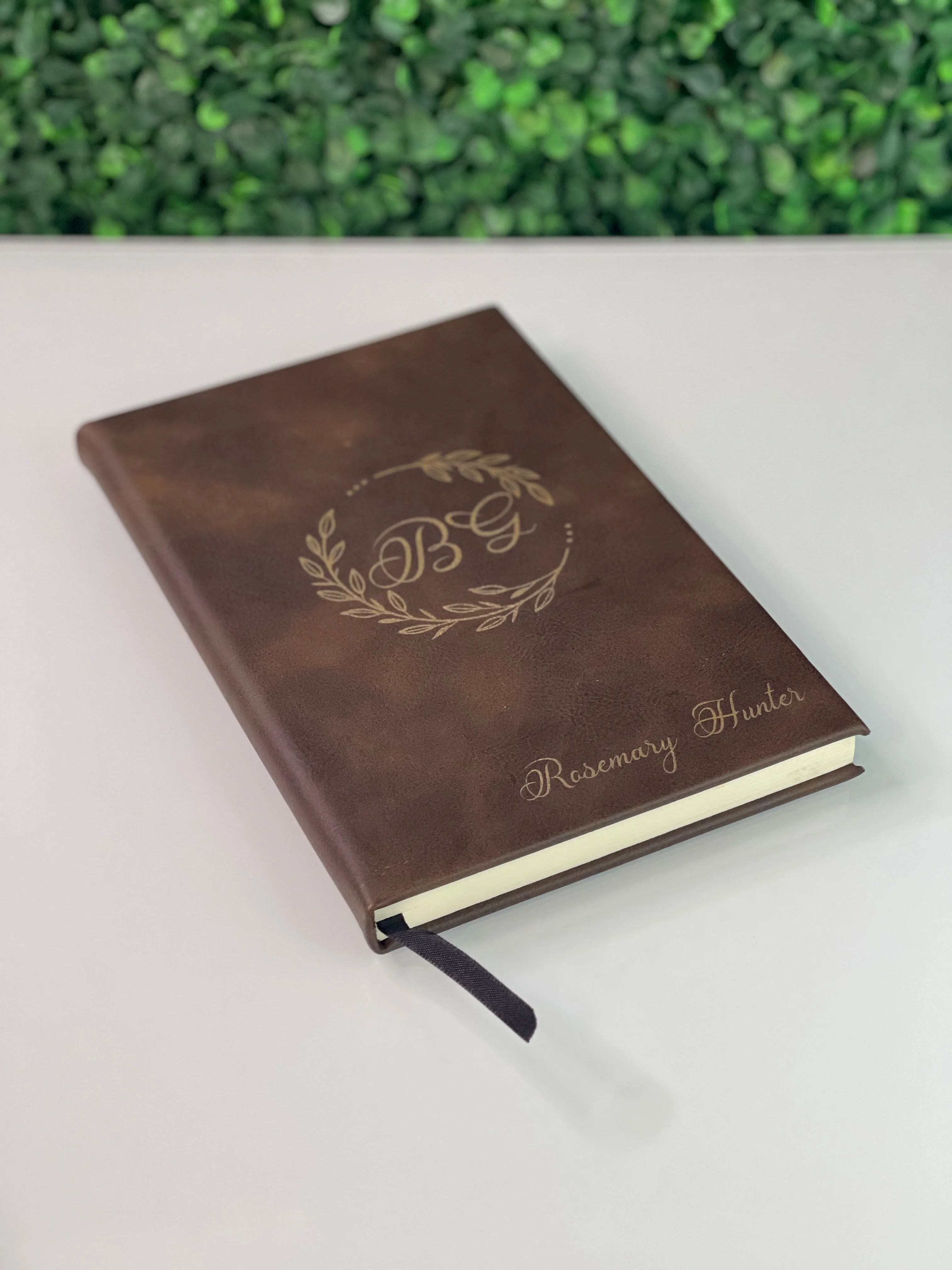 Personalized Vegan Leather Journal