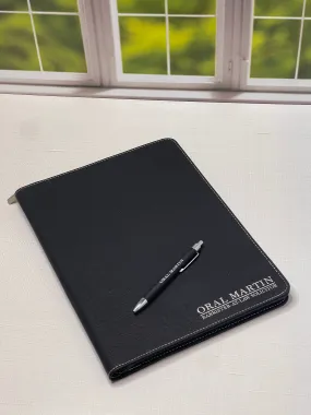 Personalized Vegan Leather Portfolio