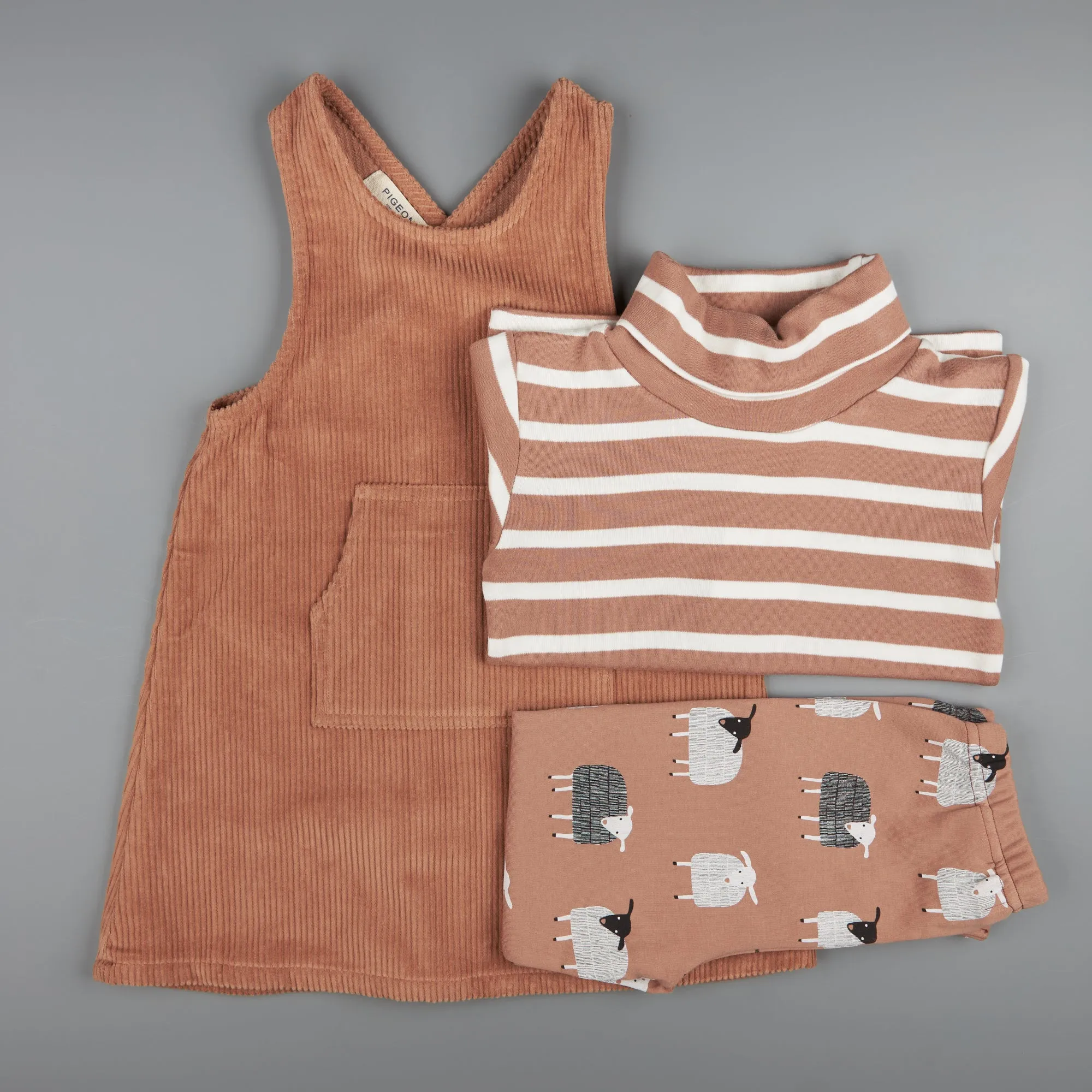 Pigeon Organics Artist dress, macaroon