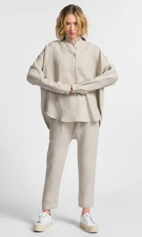 Pinstripe Oversized Shirt
