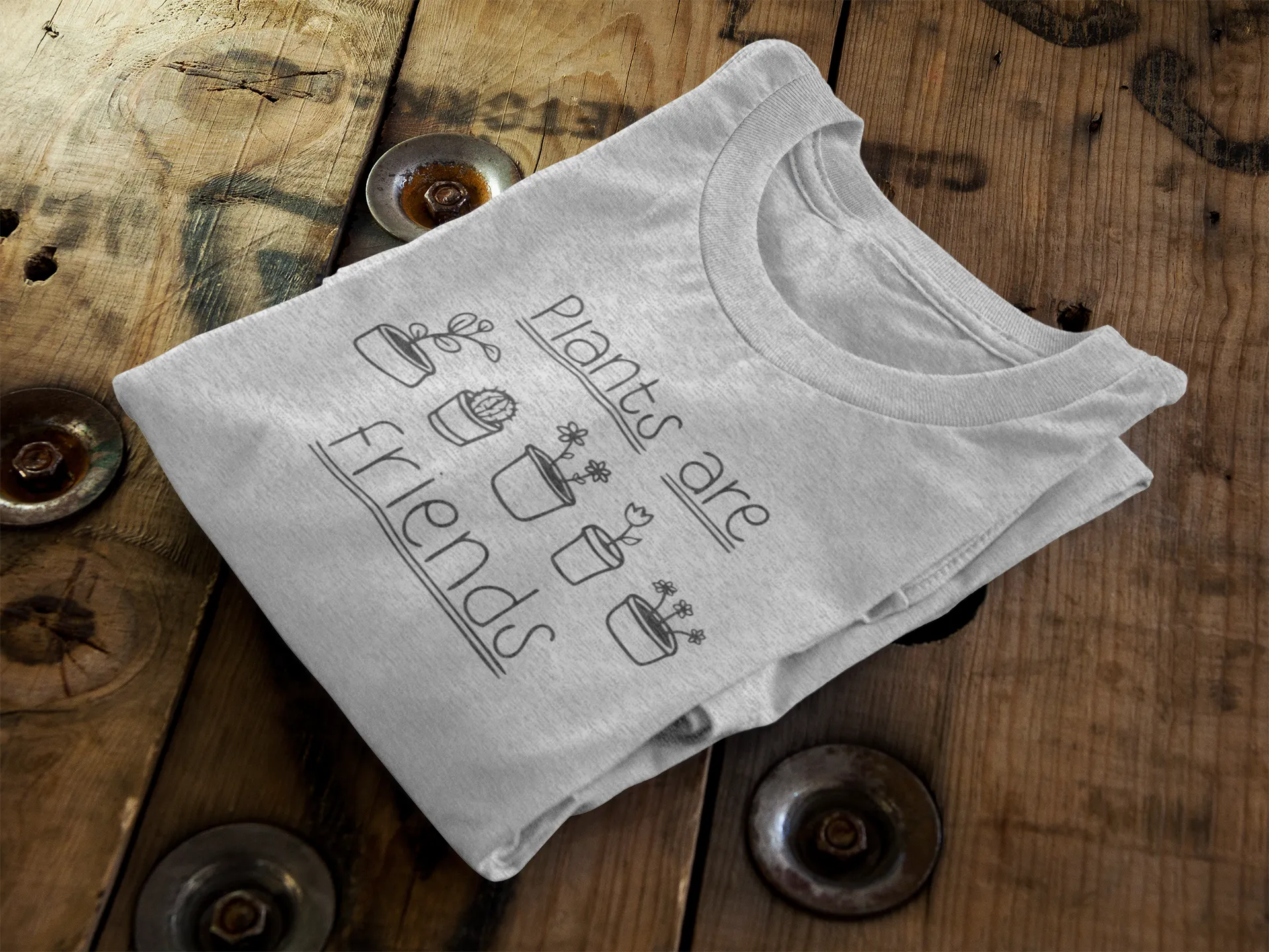 Plants are friends || Organic Cotton || Unisex T-Shirt