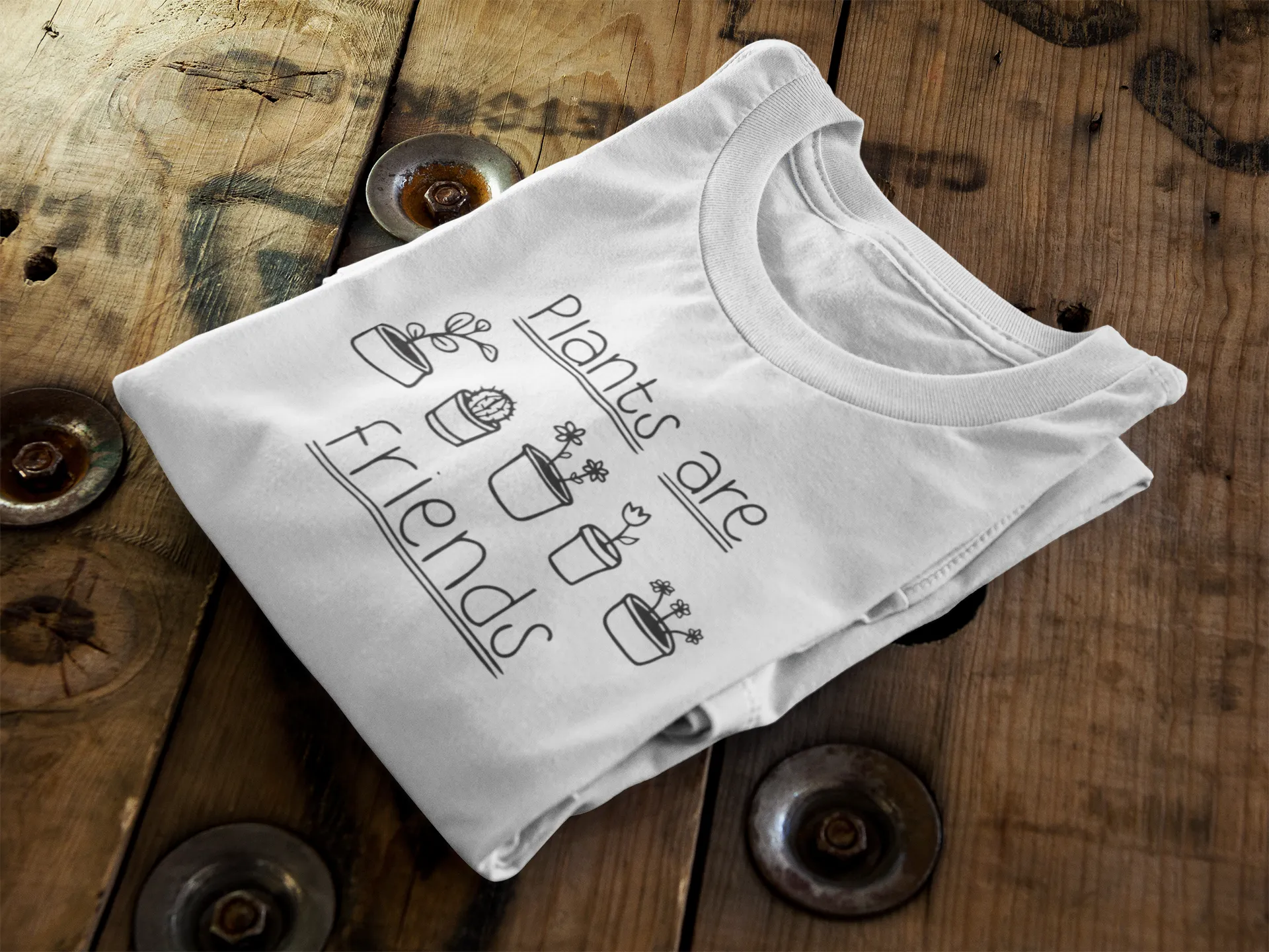 Plants are friends || Organic Cotton || Unisex T-Shirt