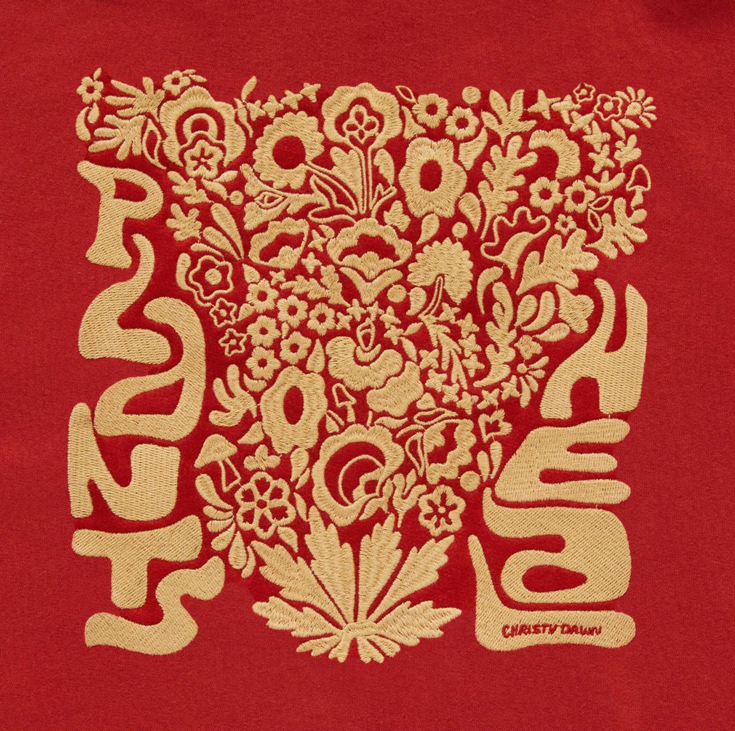 Plants Heal Hoodie | Red