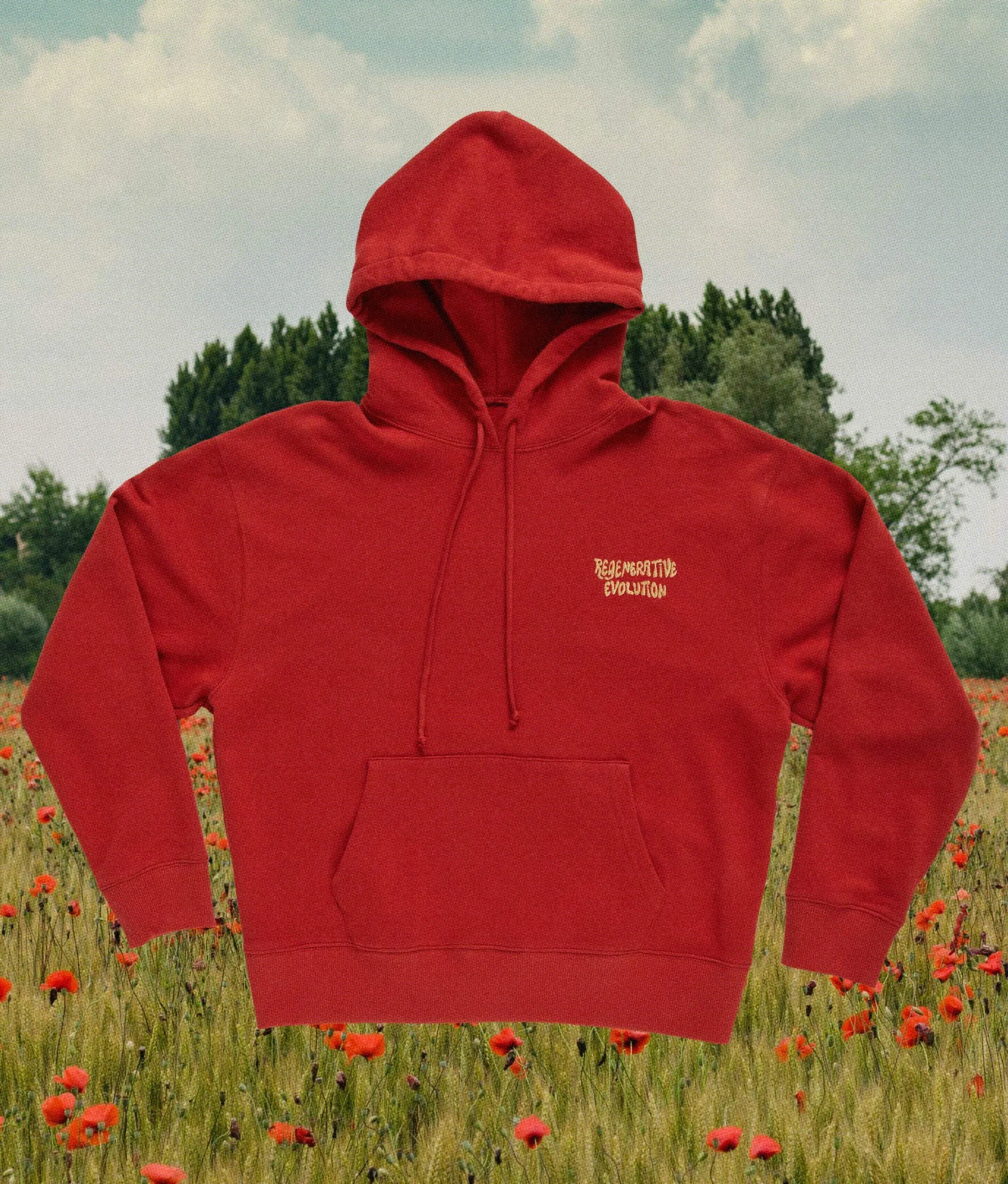 Plants Heal Hoodie | Red