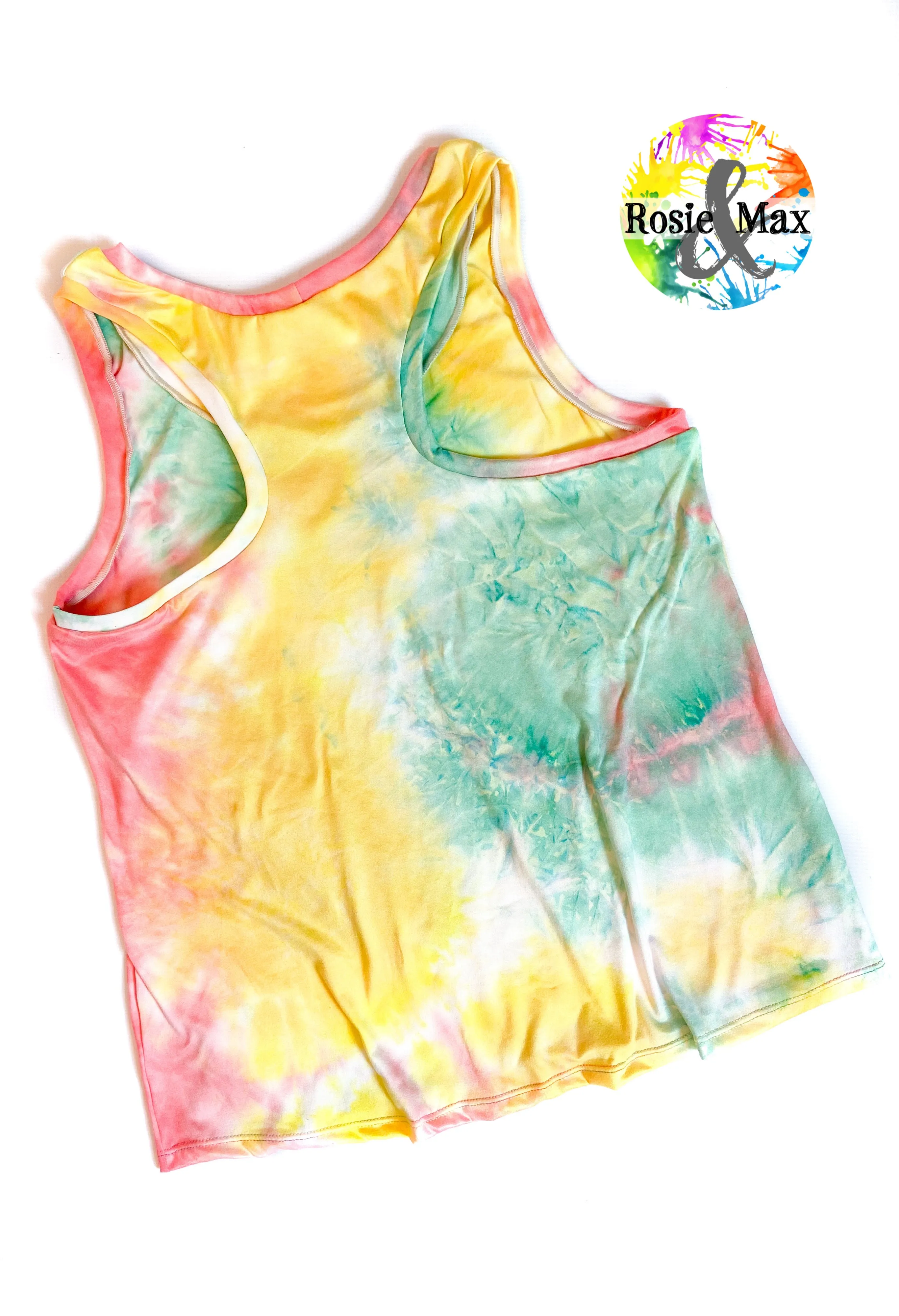PREORDER - Seasonal Prints - Summer Sunflowers - WOMEN'S Racerback Tank