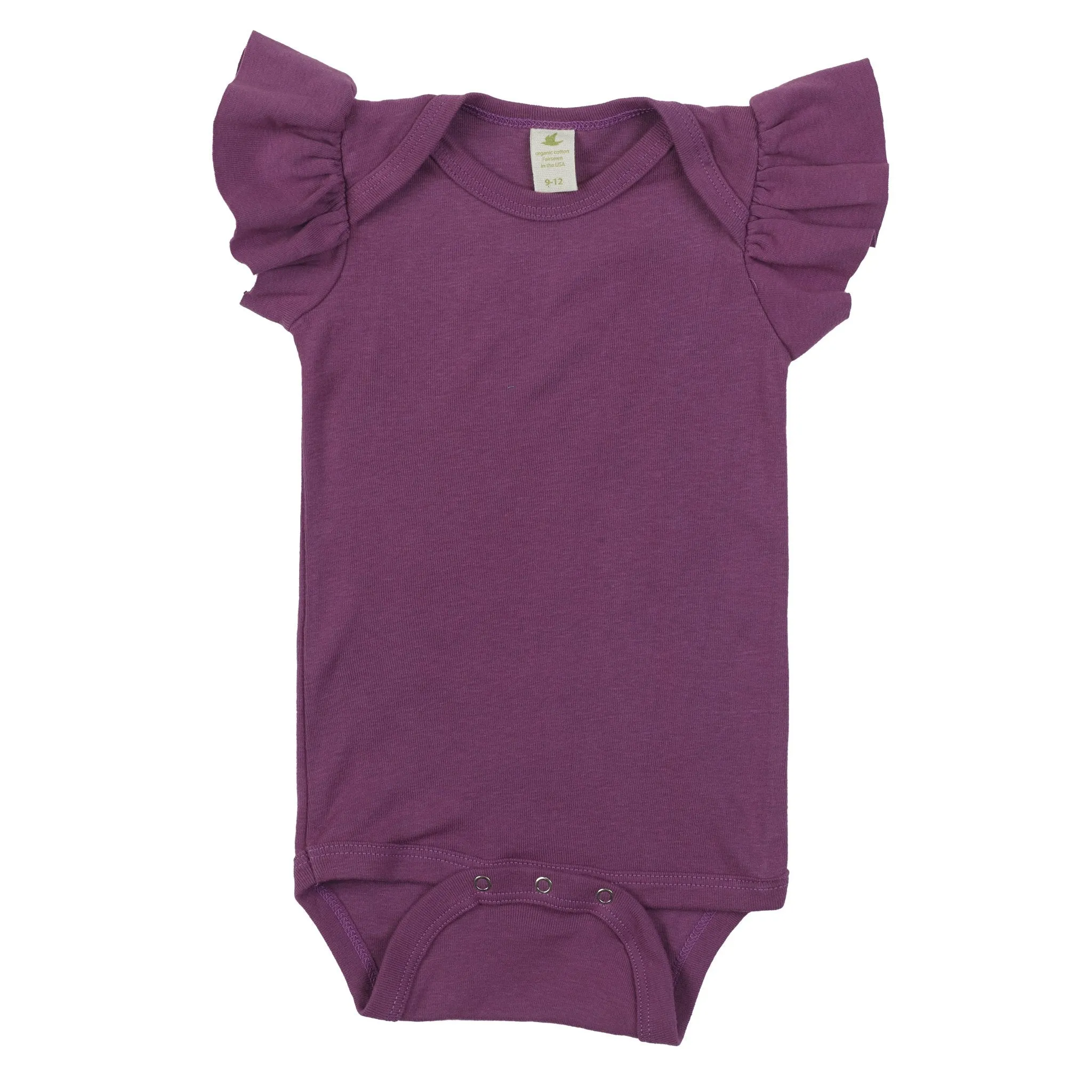 Ruffle Sleeve Snappie | Hyacinth
