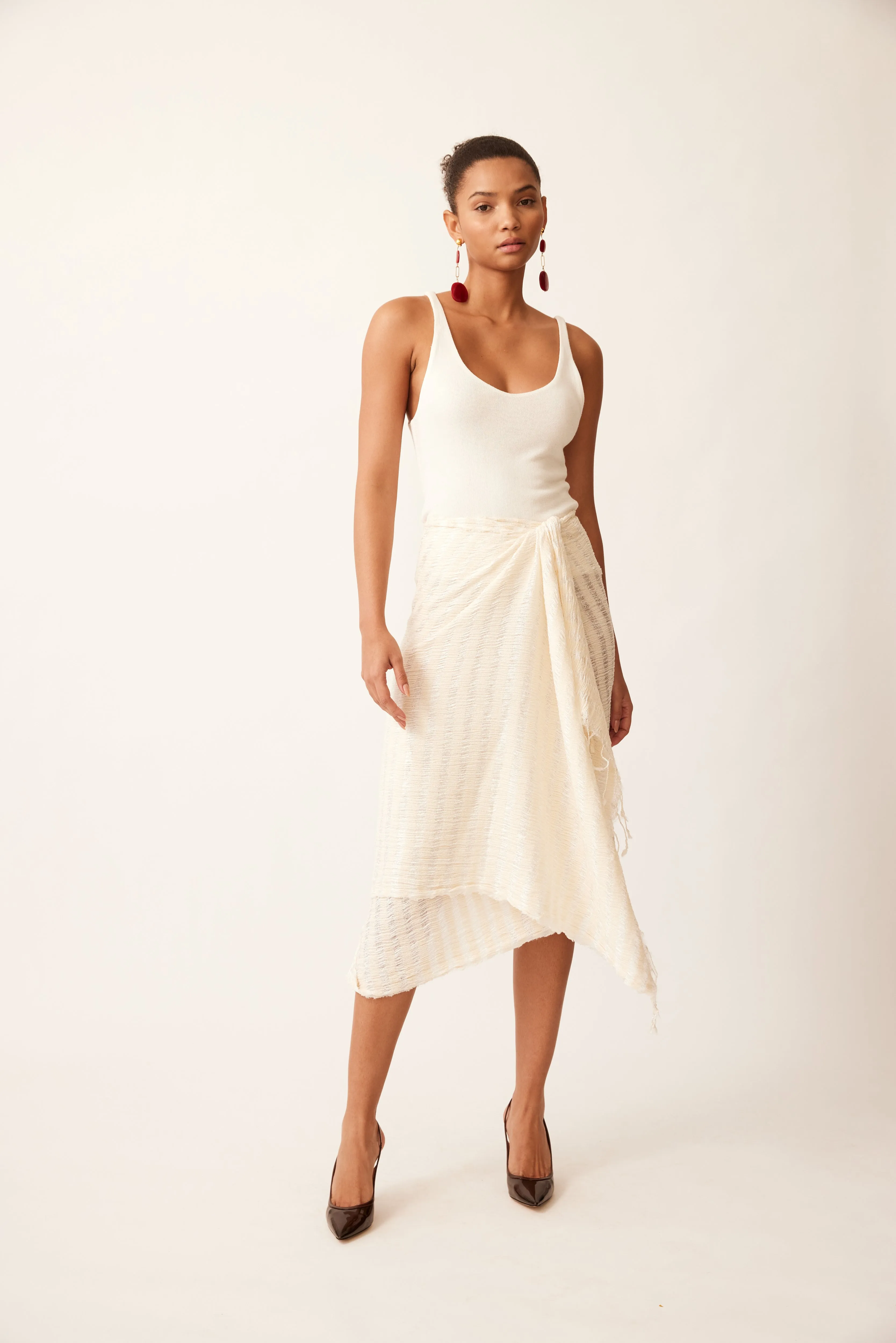 SUNSET SARONG CREAM