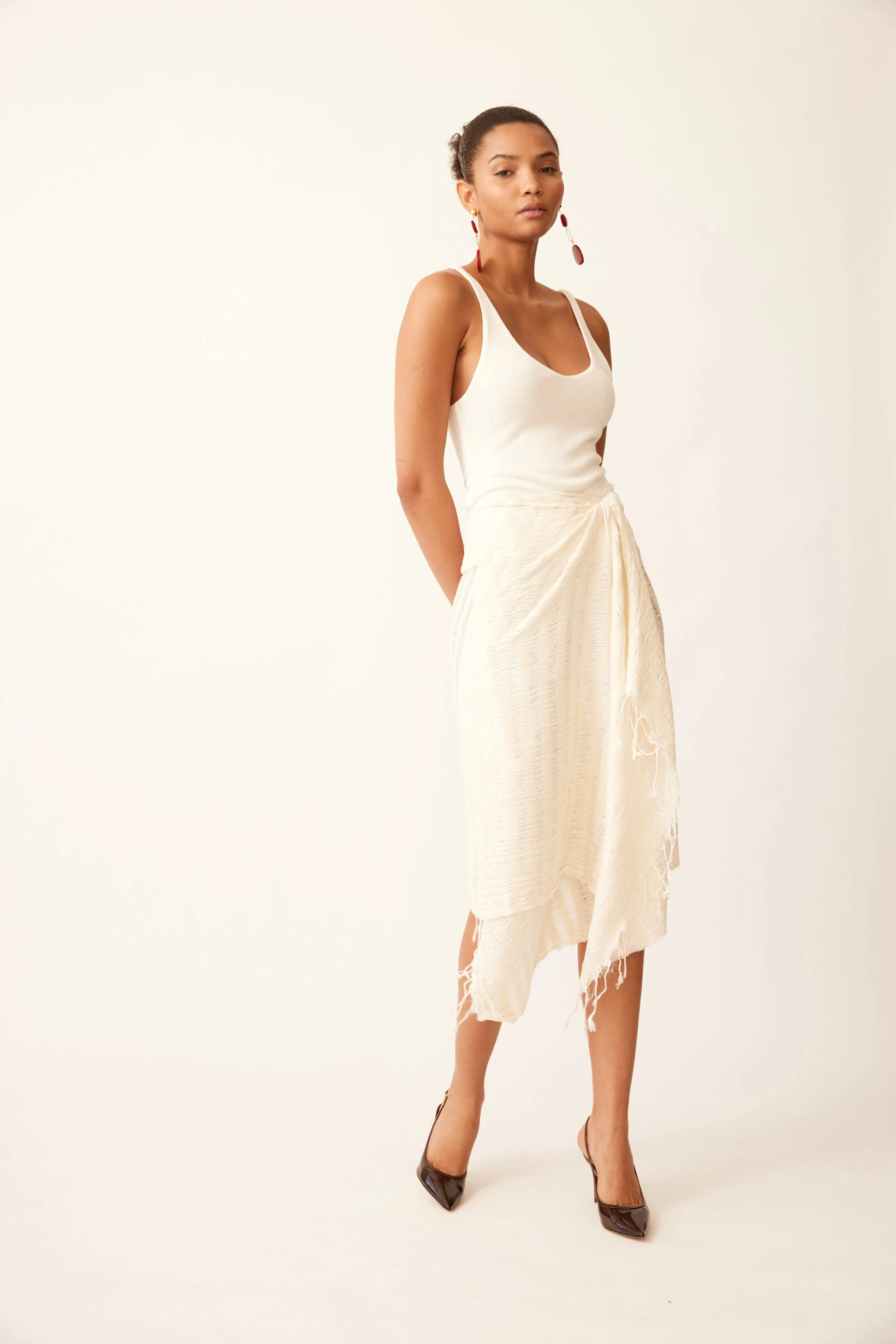 SUNSET SARONG CREAM
