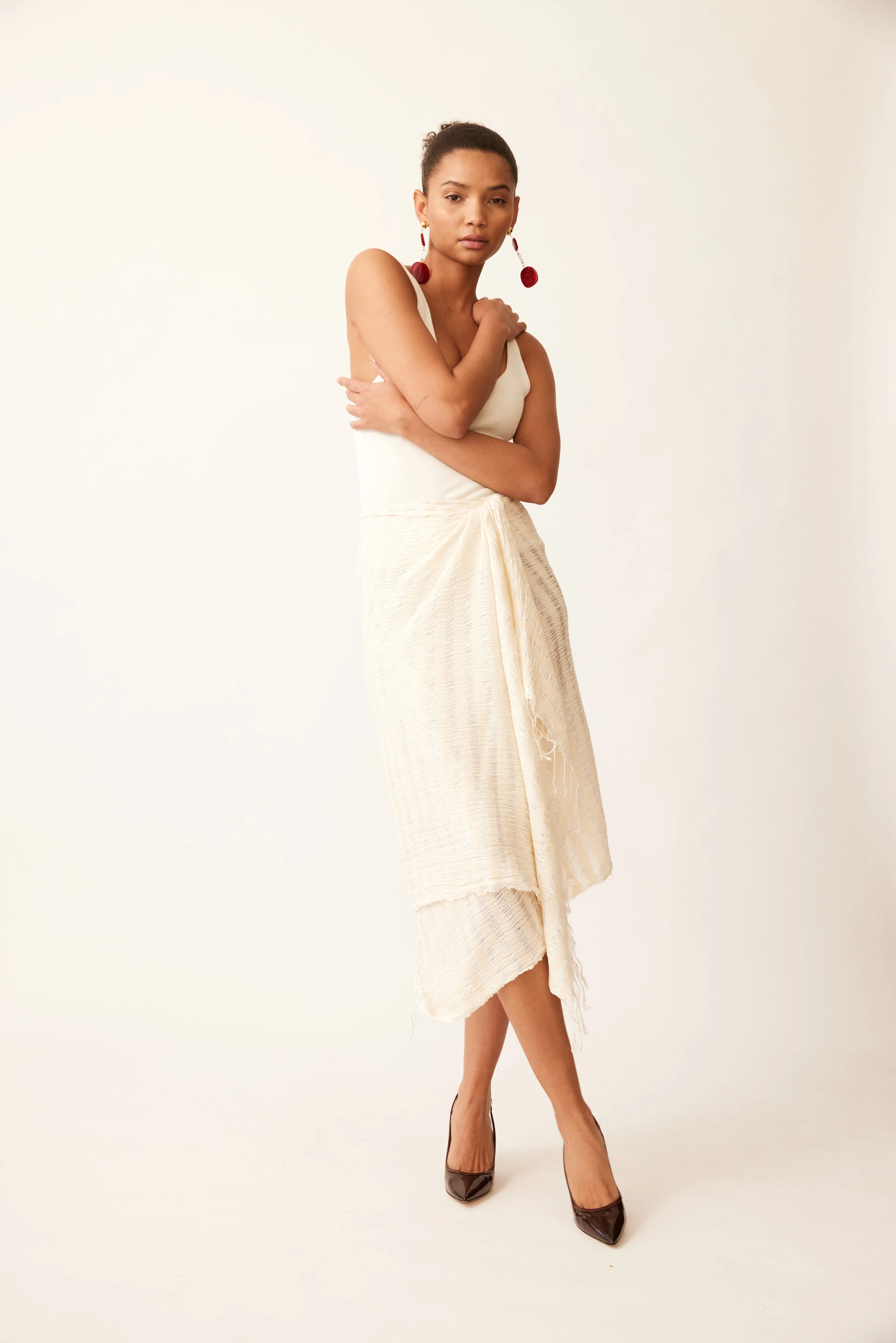 SUNSET SARONG CREAM