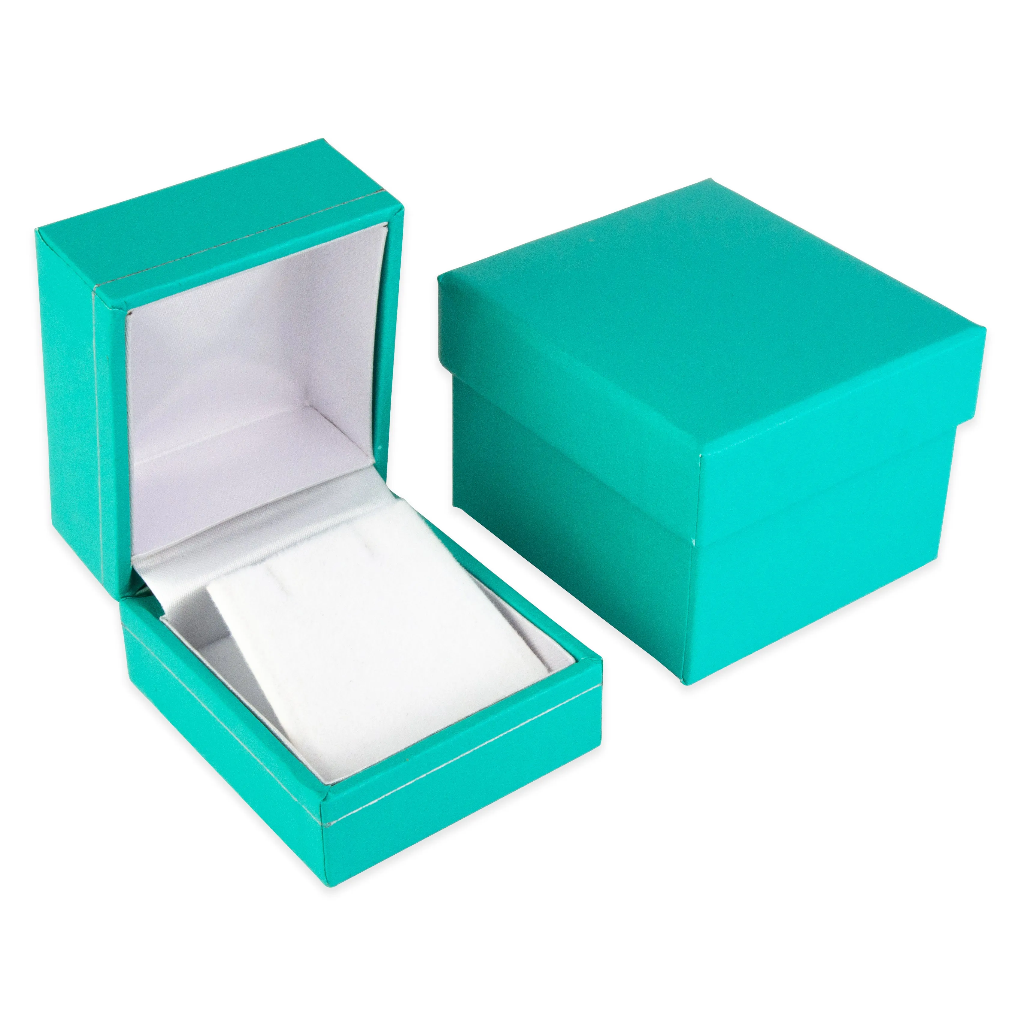 Teal Blue Earring Box