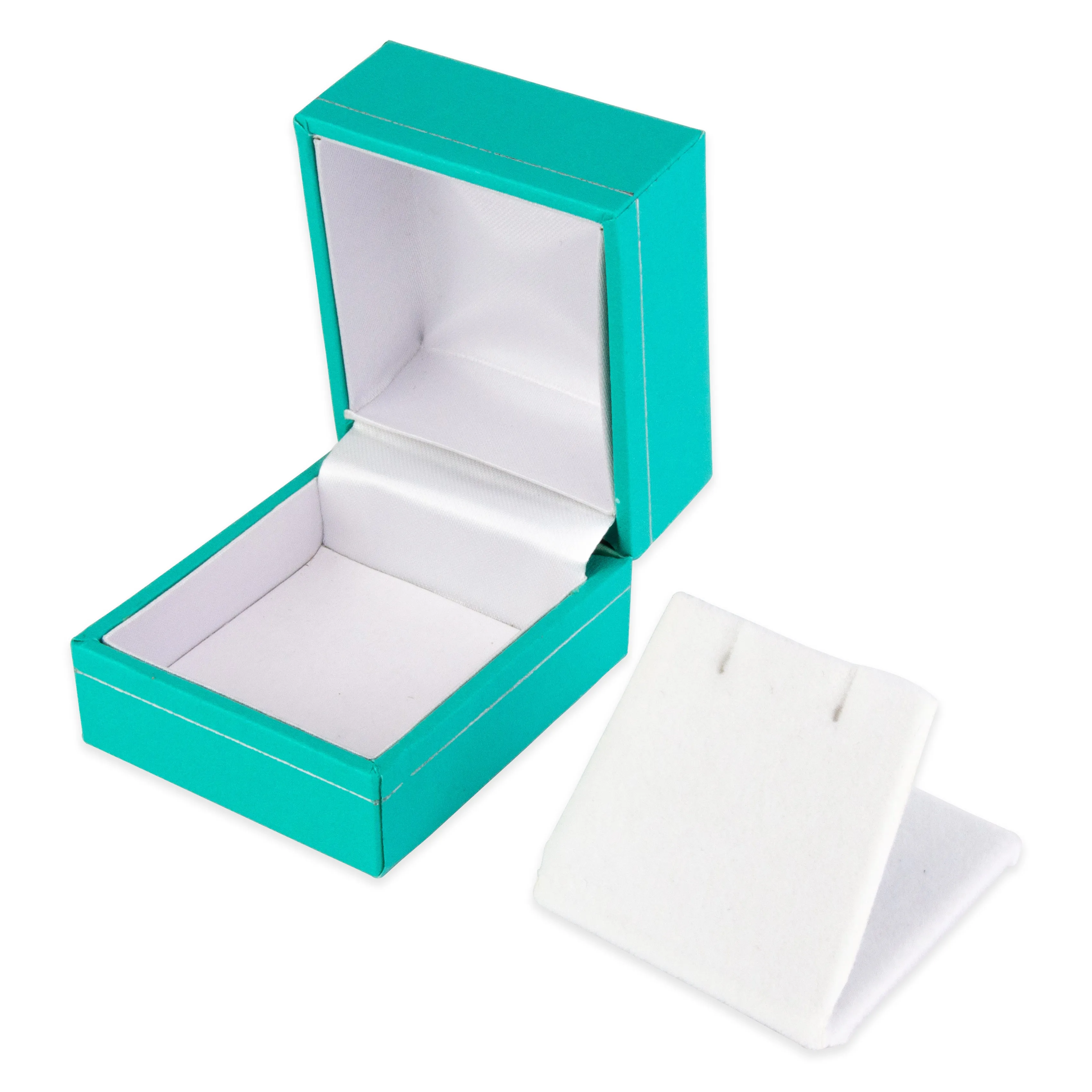 Teal Blue Earring Box