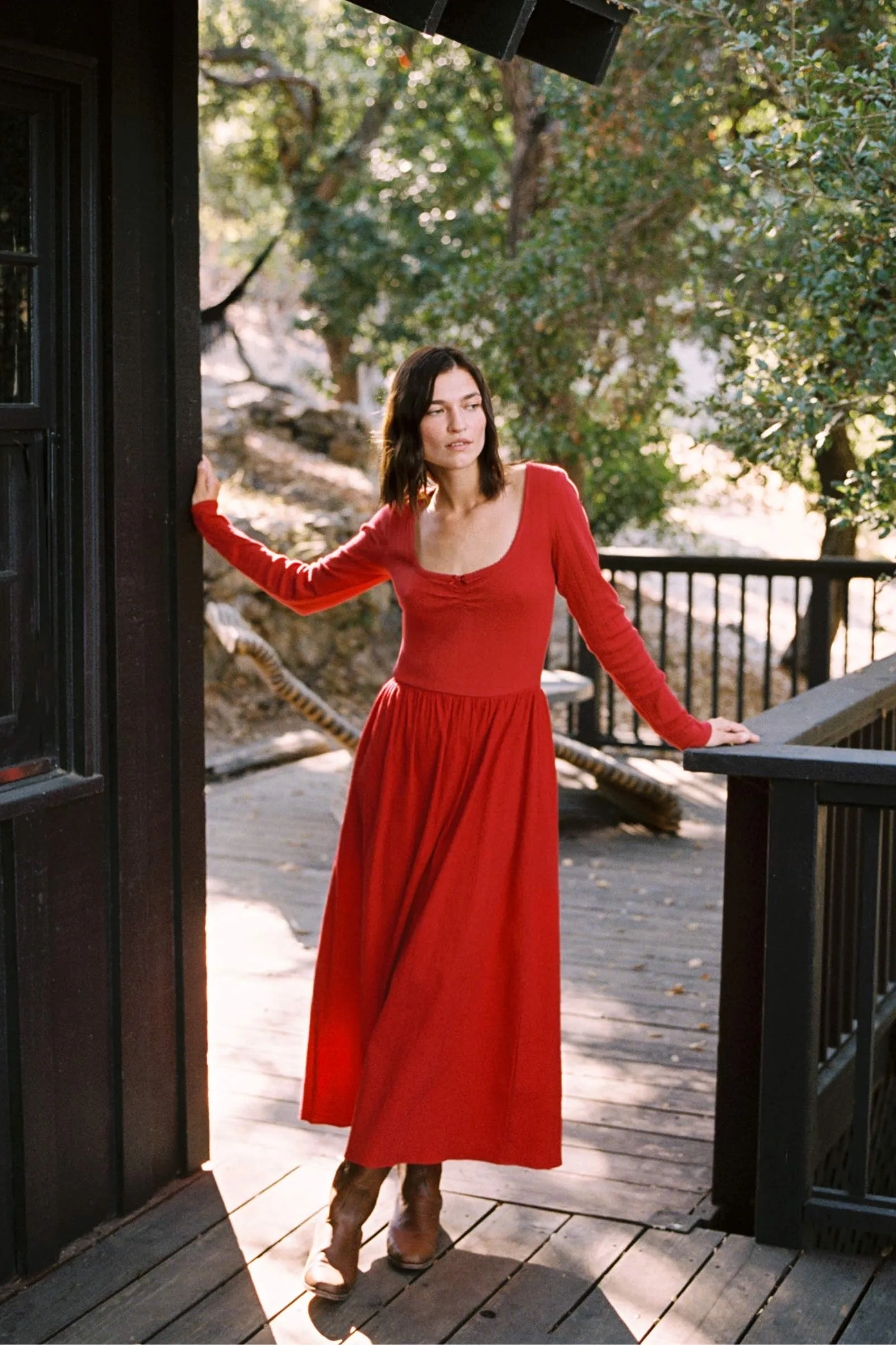The Ramona Dress | Crimson