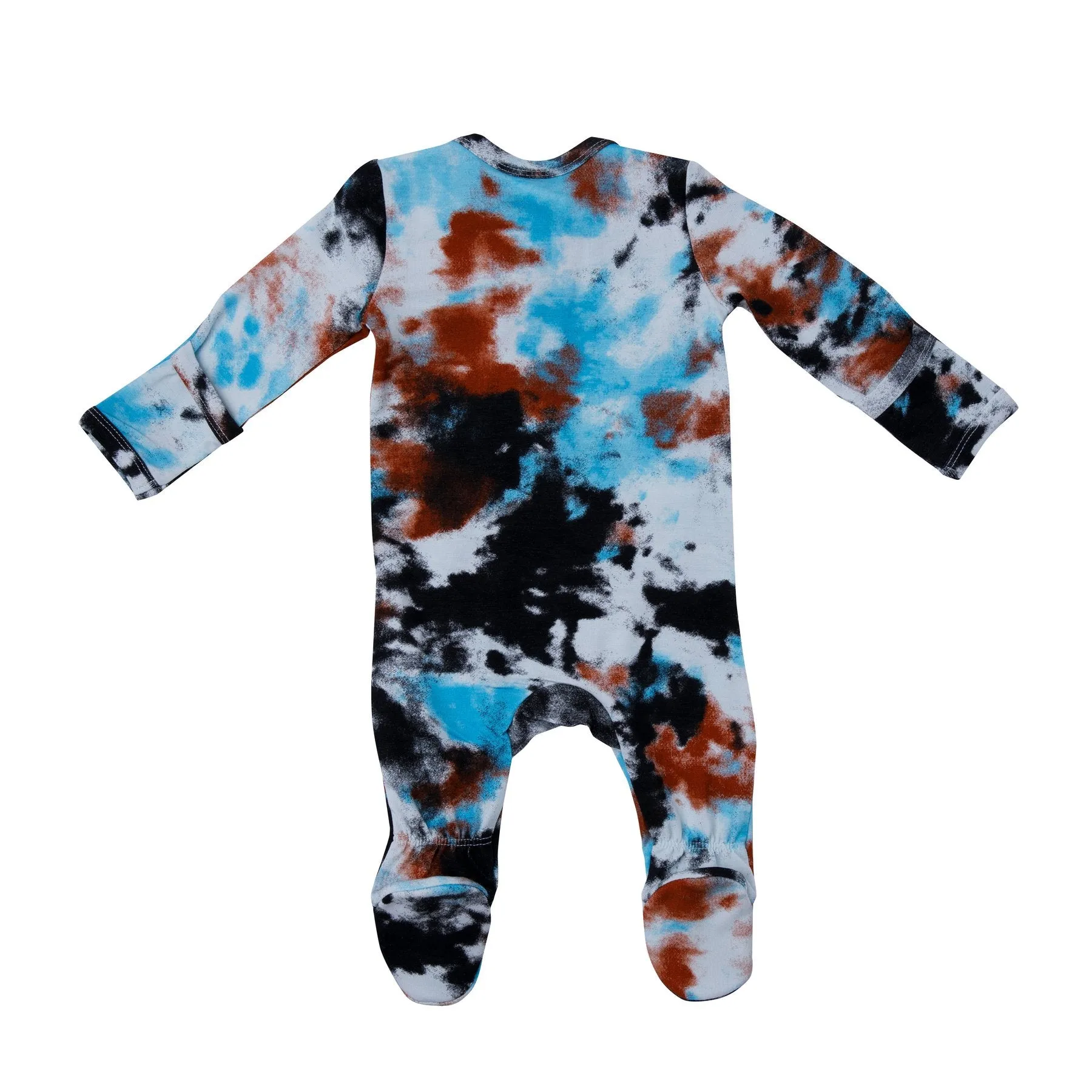 Tie Dye Zipper Footie