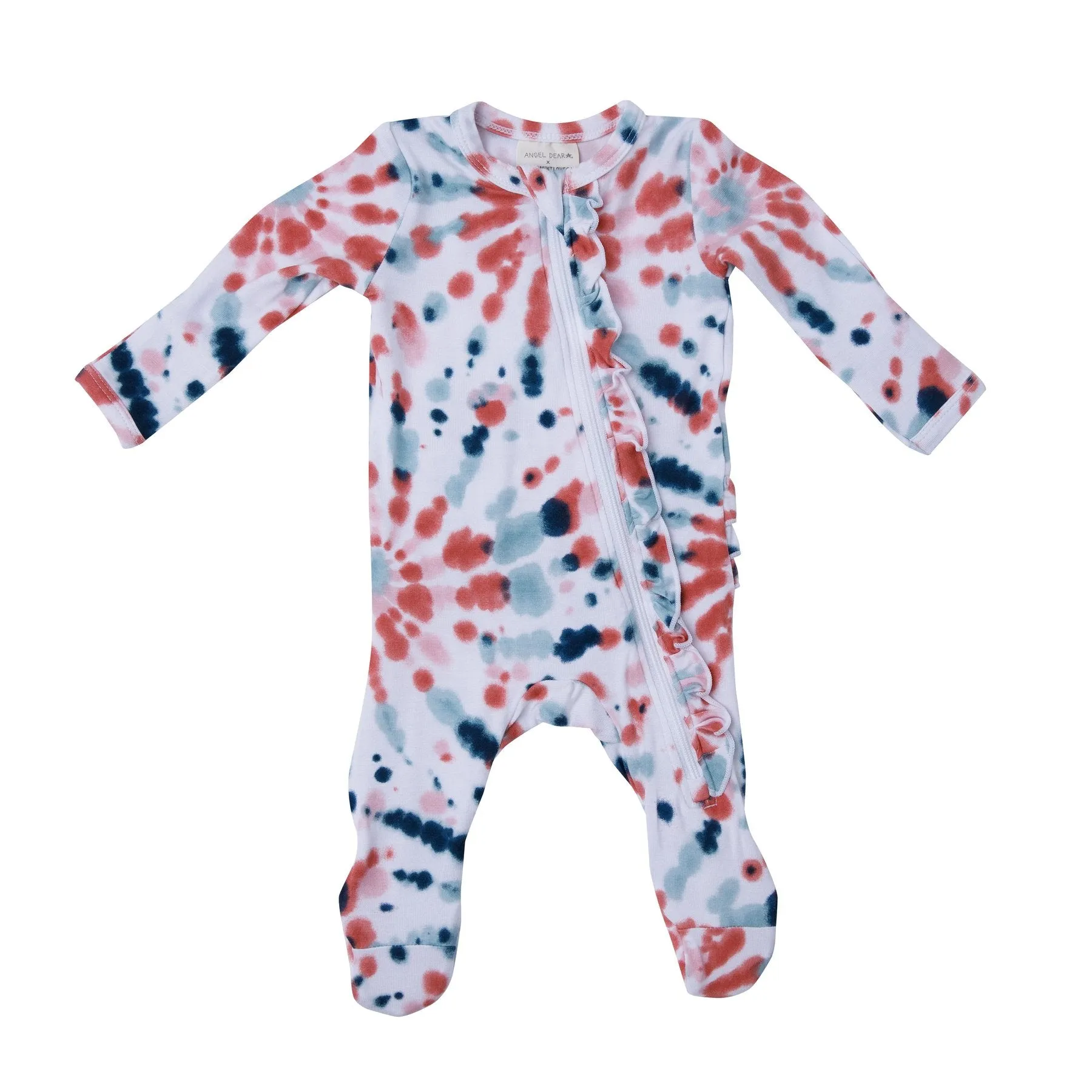 Tie Dye Zipper Footie
