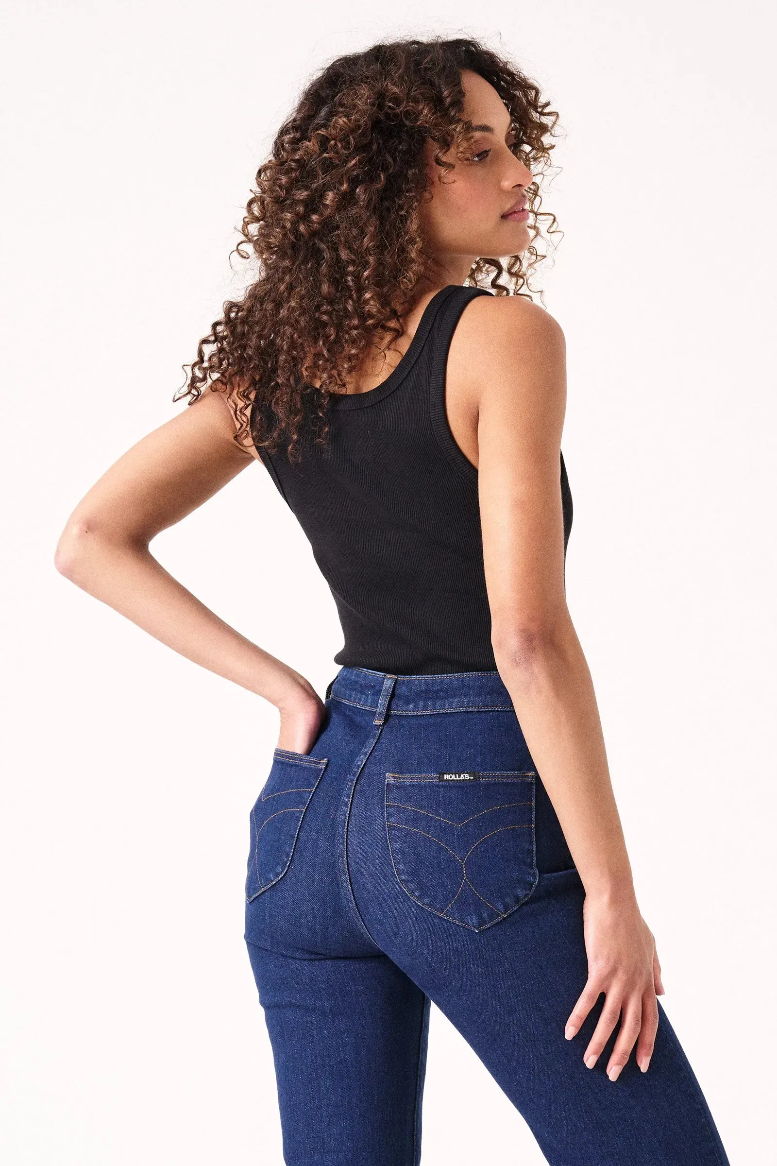 TONI TANK | JET BLACK
