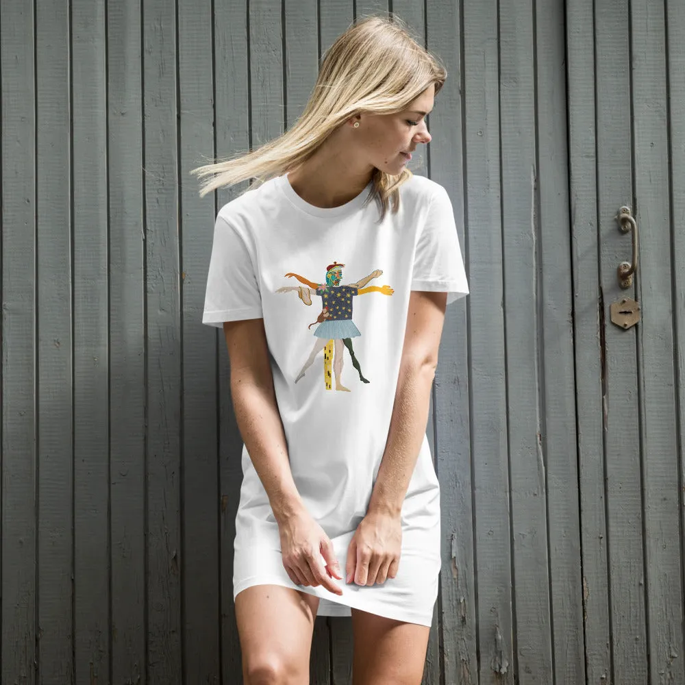 Vitruvian Organic cotton t-shirt dress