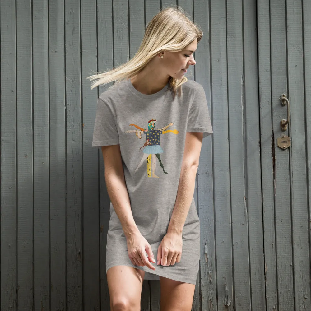 Vitruvian Organic cotton t-shirt dress