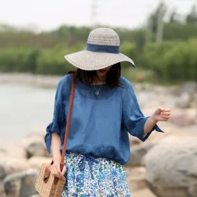 Women Casual Linen Spring Summer Autumn Women Tops SXM972811
